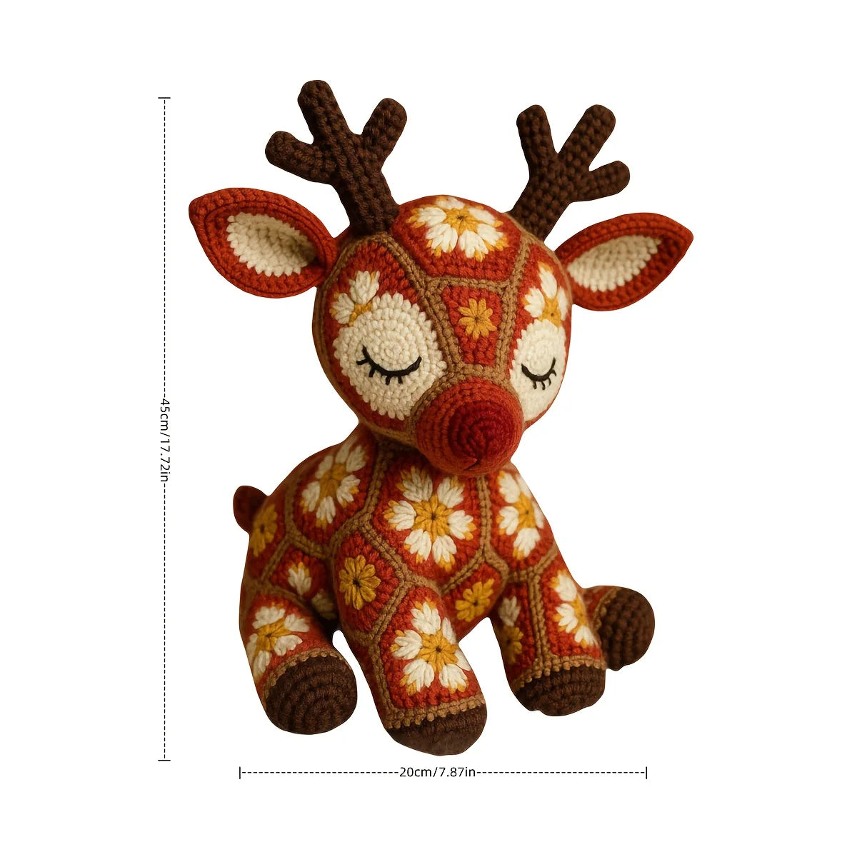 YarnBloom – Floral Reindeer Crochet DIY Kit