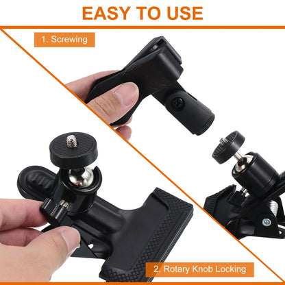 StitchPivot – 2-Piece 360° Rotating Sewing Holder Clip Set