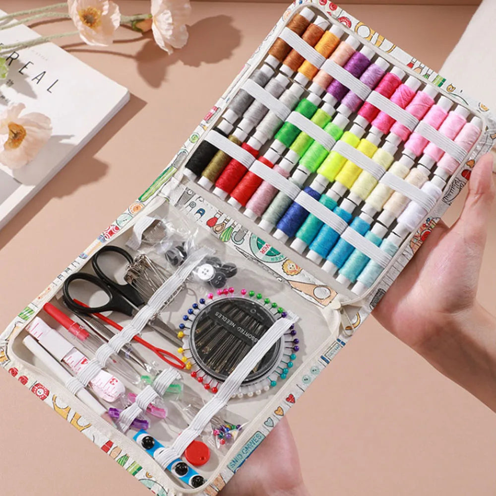 ThreadNestia – 168-Piece Sewing & Embroidery Essentials Kit