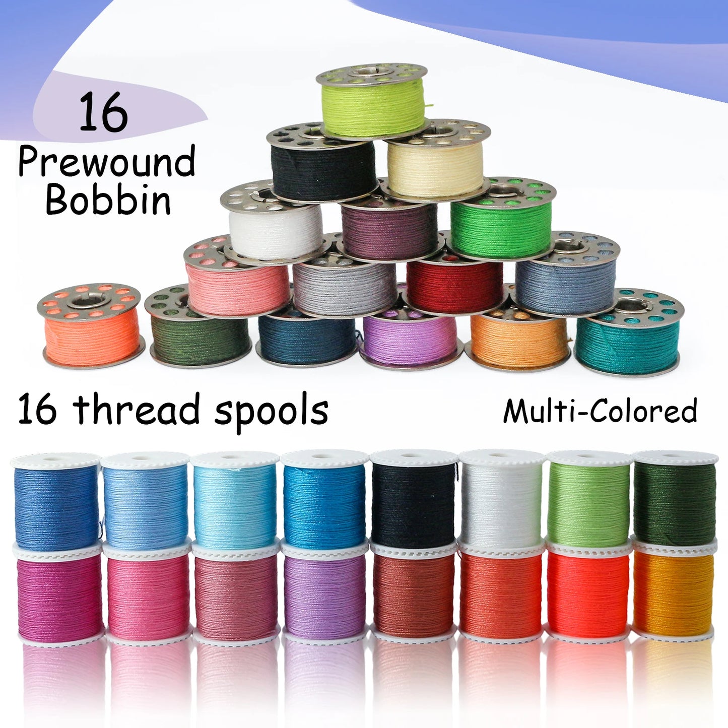 BobbinEasea – 42-Piece Sewing Kit with Prewound Bobbins