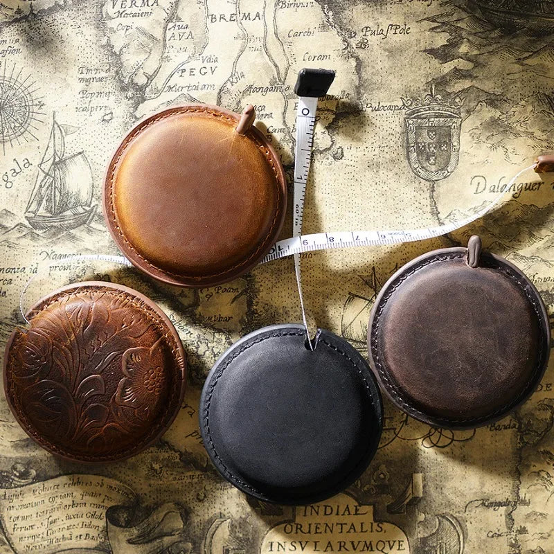 HideMeasurea – Retractable Genuine Leather Mini Tape Measure